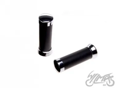 GRIPS, HANDLEBAR 0492 BLACK PLAIN CAP