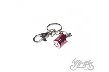 KEY RING PISTON RED
