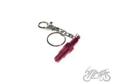 KEY RING SPARK PLUG RED