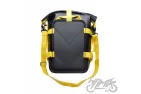 CRASH BAR BAG, BLACK+YELLOW