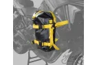 CRASH BAR BAG, BLACK+YELLOW