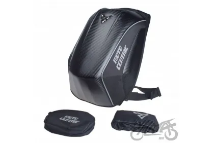 BACK PACK, SEMI-RIGID CARBON-LOOK BLACK