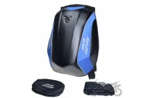 BACK PACK, SEMI-RIGID CARBON-LOOK BLUE