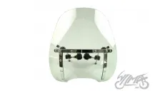 WINDSHIELD, CHROMED FITTING REINF.