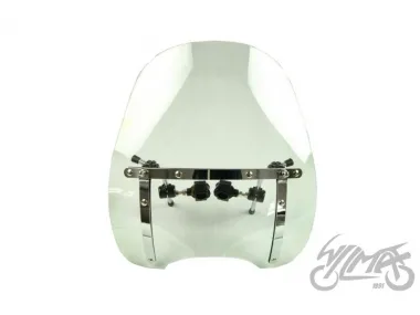 WINDSHIELD, CHROMED FITTING REINF.