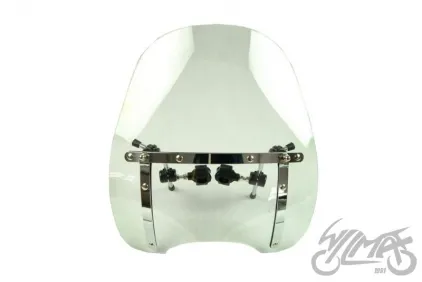 WINDSHIELD, CHROMED FITTING REINF.
