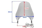 WINDSHIELD, SIDE MOUNTED
