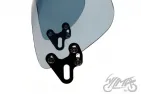 WINDSHIELD, SIDE MOUNTED SMOKED