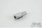 VEIDRODŽIO ADAPTERIS, DEŠININIO SRIEGIO PERĖJIMAS Į KAIRINĮ SRIEGĮ M10 CHROME