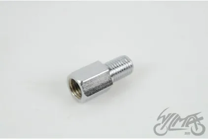 VEIDRODŽIO ADAPTERIS, DEŠININIO SRIEGIO PERĖJIMAS Į KAIRINĮ SRIEGĮ M10 CHROME
