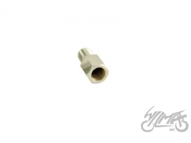 VEIDRODŽIO ADAPTERIS, KAIRINIO SRIEGIO PERĖJIMAS Į DEŠININĮ SRIEGĮ M10 CHROME