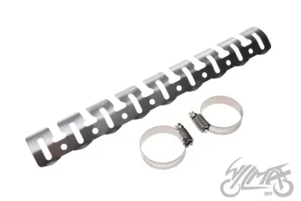 EXHAUST COVER, HEAT SHIELD UNIVERSAL SILVER