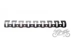 EXHAUST COVER, HEAT SHIELD UNIVERSAL SILVER