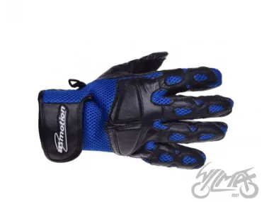 GLOVES BLACK-BLUE MESH S