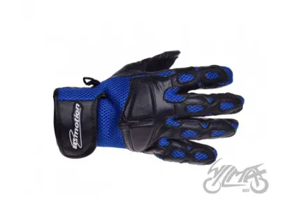 GLOVES BLACK-BLUE MESH S