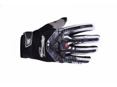 PIRŠTINĖS INMOTION MOTOKROSO MX JUODOS/BALTA XL