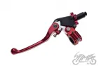 FLEXIBLE CLUTCH LEVER MOTOCROSS RED