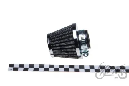 AIR FILTER, CONE CHROMED 42 mm