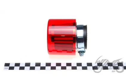 AIR FILTER KM101M1 PLASTIC HOUSING, RED