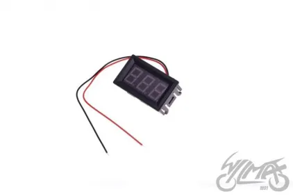 VOLTMETRAS RAUDONAS 2.5 - 30V