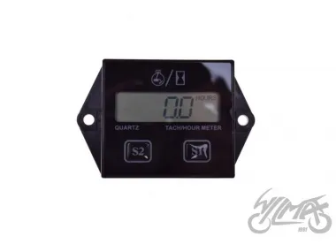 HOUR METER WITH REV COUNTER, MAINTENANCE PERIOD PROGRAMMABLE