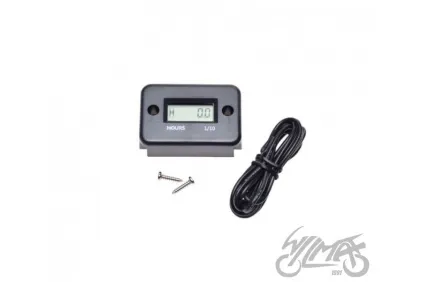 HOUR METER, UNIVERSAL BLACK