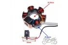 STATOR 6 COILS 6 WIRES PIAGGIO GILERA