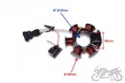 STATOR 6 COILS 6 WIRES PIAGGIO GILERA