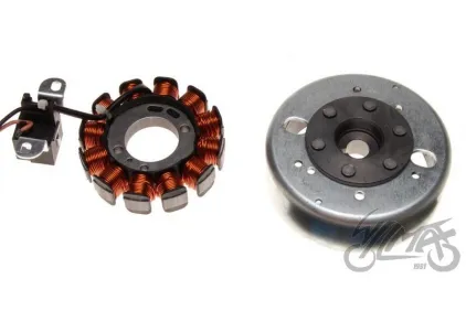 STATOR 12 COILS 2 WIRES WITH FLYWHEEL