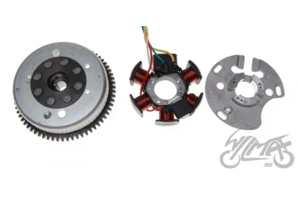 STATOR 6 COILS 4 WIRES WITH FLYWHEEL