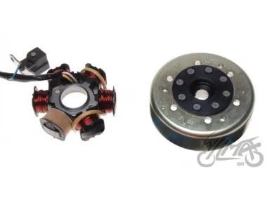 STATOR 6 COILS 4 WIRES WITH FLYWHEEL