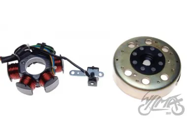 STATOR 6 COILS 4 WIRES WITH FLYWHEEL