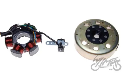 STATOR 6 COILS 4 WIRES WITH FLYWHEEL