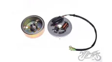 STATOR ASSY W/MAGNETO FLYWHEEL 2 COILS 4 WIRES FOR MBK 51