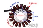 Apvija, apvijos generatoriaus SUZUKI GSXR600/750 2006-2010