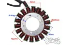 STATOR-GENERATOR 18 COILS FOR YAMAHA TMAX 500 01-03