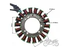 Apvija, apvijos generatoriaus YAMAHA V-STAR 1100 99-09