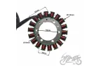 Apvija, apvijos generatoriaus YAMAHA GRIZZLY 400 450