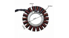 Apvija, apvijos generatoriaus tinka Harley-Davidson motociklams 29900068