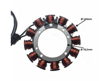 Apvija, apvijos generatoriaus tinka Harley-Davidson motociklams 29967-89C