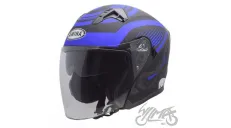 ŠALMAS ATVIRAS JK528 JUODAS MĖLYNAS MATINIS XS