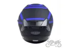HELMET OPEN FACE TYPE JK528 BLACK BLUE MATT M ECE