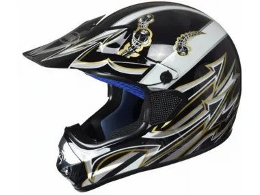 HELMET AWINA XXXS BLACK/GREY GRAPH. ENDURO TN8686-31 W/O ECE