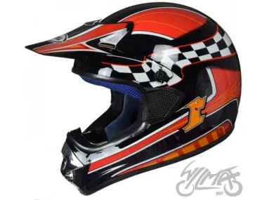 ŠALMAS AWINA S TN-8686-34 ENDURO RAUDONAS-JUODAS