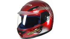 HELMET MINI TN-8636 HEAD SIZE 47-48 CM RED SPIDER WEB W/O ECE
