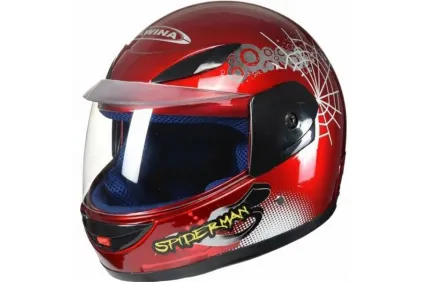 HELMET MINI TN-8636 HEAD SIZE 47-48 CM RED SPIDER WEB W/O ECE HELMET MINI TN-8636 HEAD SIZE 47-48 CM RED SPIDER WEB W/O ECE