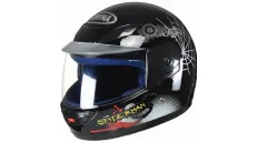 HELMET, TN-8636 KID SIZE 47-48 CM SPIDER WEB BLACK W/O ECE