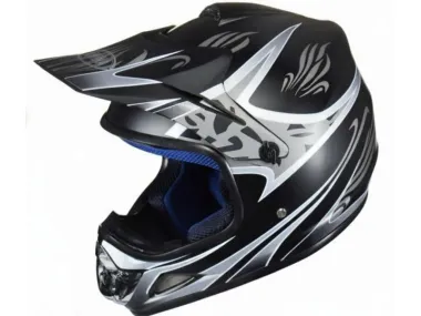 HELMET MINI ENDURO 47-48 CM TN8696 MATT BLACK W/O ECE