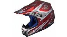 ŠALMAS VAIKIŠKAS ENDURO 47-48 CM TN8696 RAUDONAS MATINIS