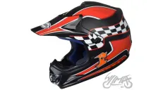 ŠALMAS VAIKIŠKAS ENDURO 47-48 CM TN8696 RAUDONAS JUODAS